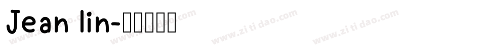 Jean lin字体转换